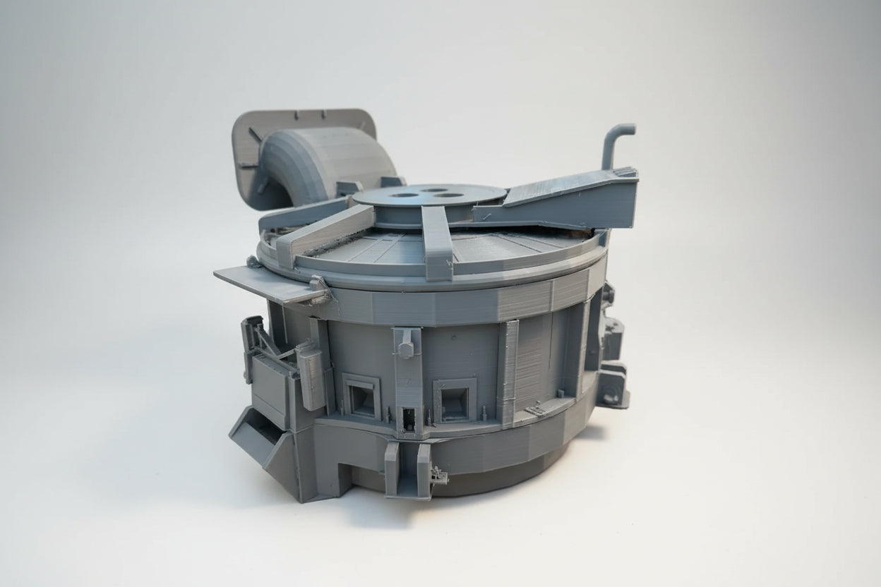 custom 3D printing rapid prototyping service producing detailed mechanical model